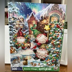 NEW SEALED SPRINGBOK GNOME VILLAGE 500PC PUZZLE